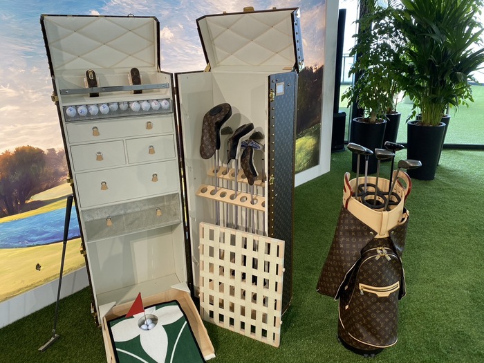 LV師傅特意打造的高爾夫球組具。